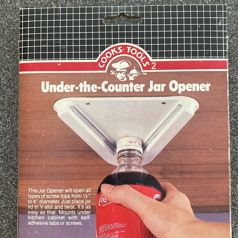 Under the Counter Jar Opener
